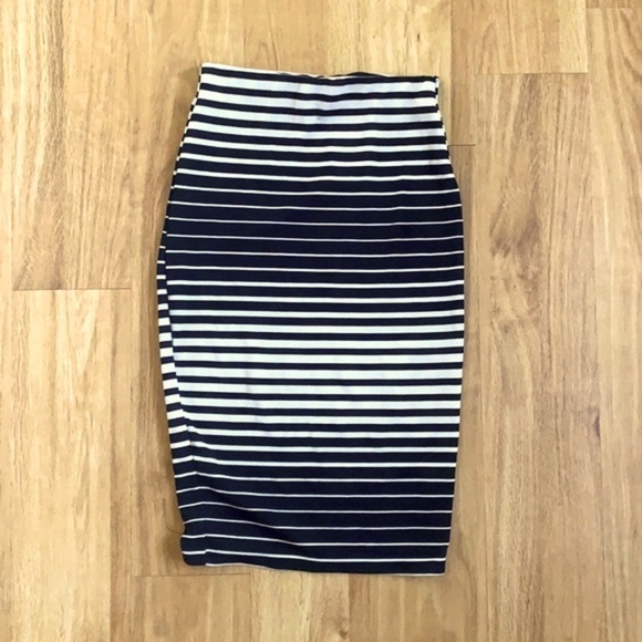 Brat Star Dresses & Skirts - Brat Star Striped Pencil Skirt • M